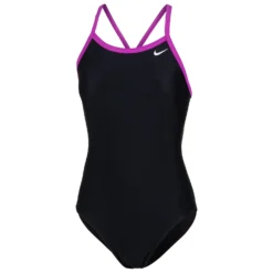 Nike Women's Solid Racerback One-Piece Swimsuit