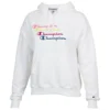 Champion Women's Powerblend Stacked Script Pullover Hoodie