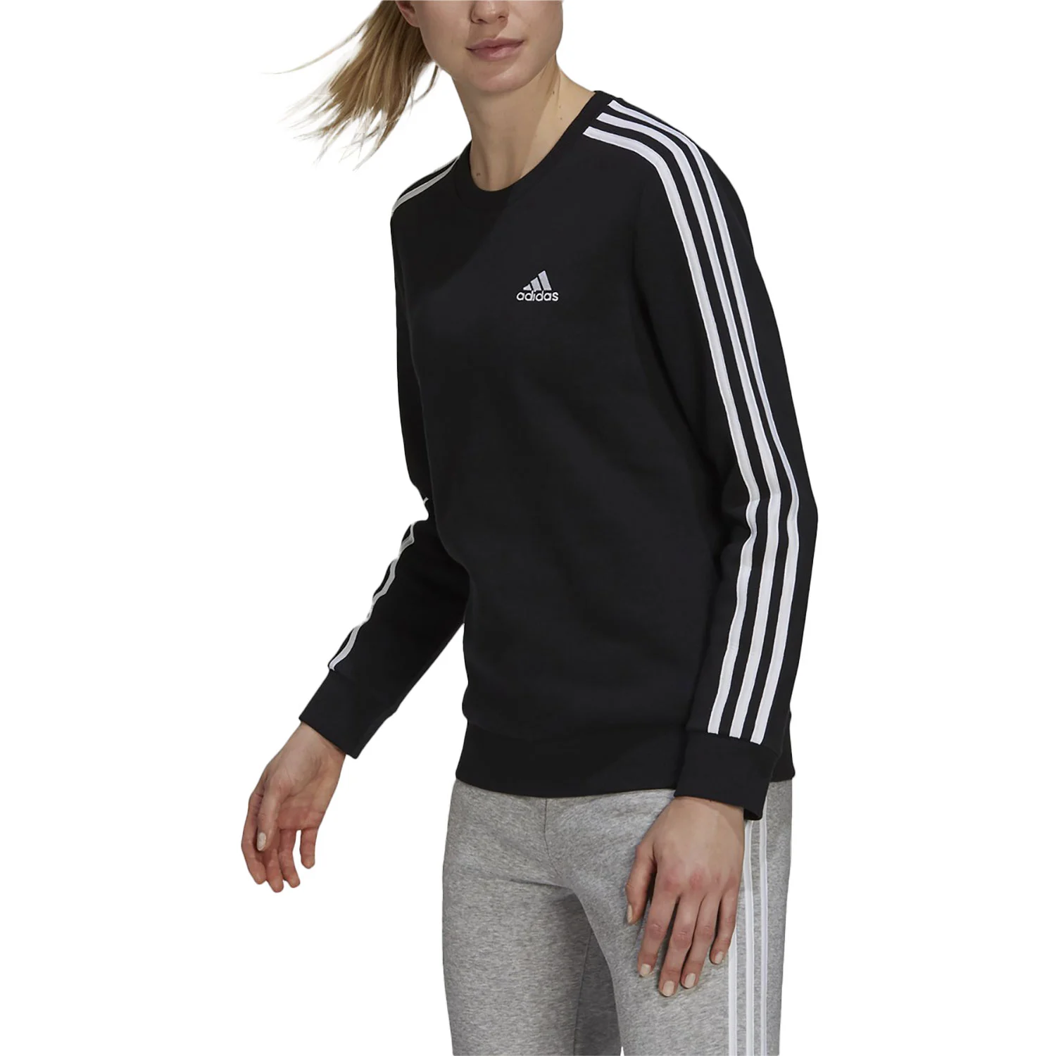 Adidas Women's Essential Crew Fleece Pullover