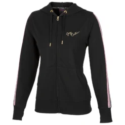 Juicy Couture Women's Stripe Mix Fleece Jacket