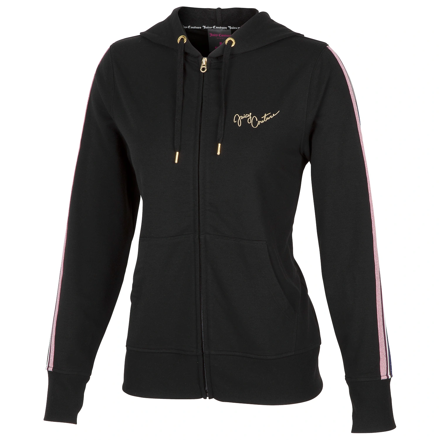 Juicy Couture Women's Stripe Mix Fleece Jacket