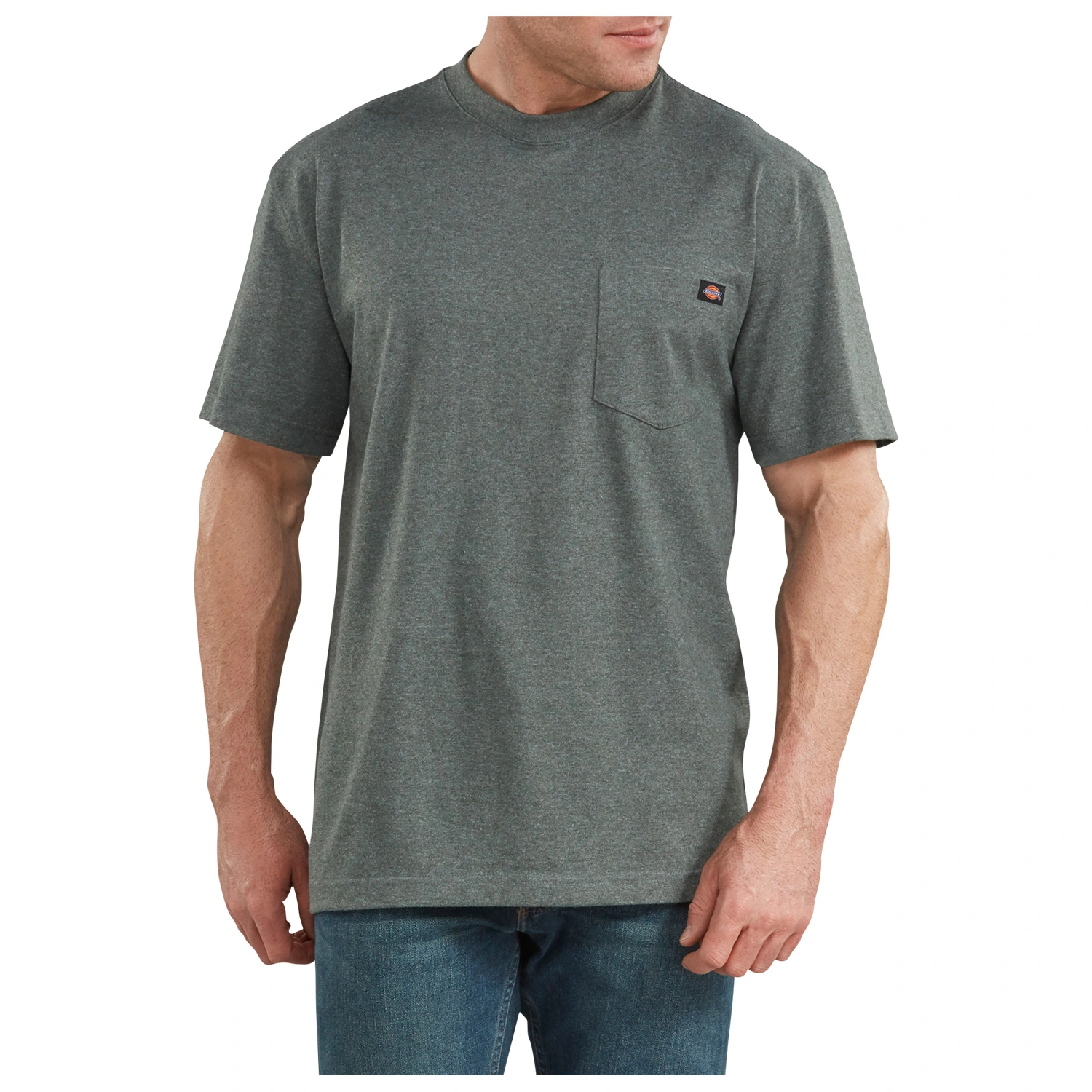Dickies Men's Heathered Pocket Tee