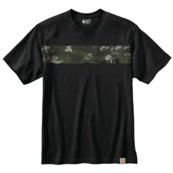 Carhartt Men's Relaxed-Fit Short-Sleeve Camo Logo Tee