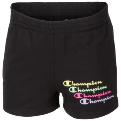 Champion Girls' Stair Stack French Terry Shorts