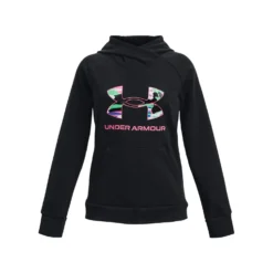 Under Armour Girls' Rival Camo Fleece Pullover Hoodie
