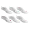 PowerSox Women's No-Show Socks - 6-Pack