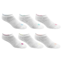 PowerSox Women's No-Show Socks - 6-Pack