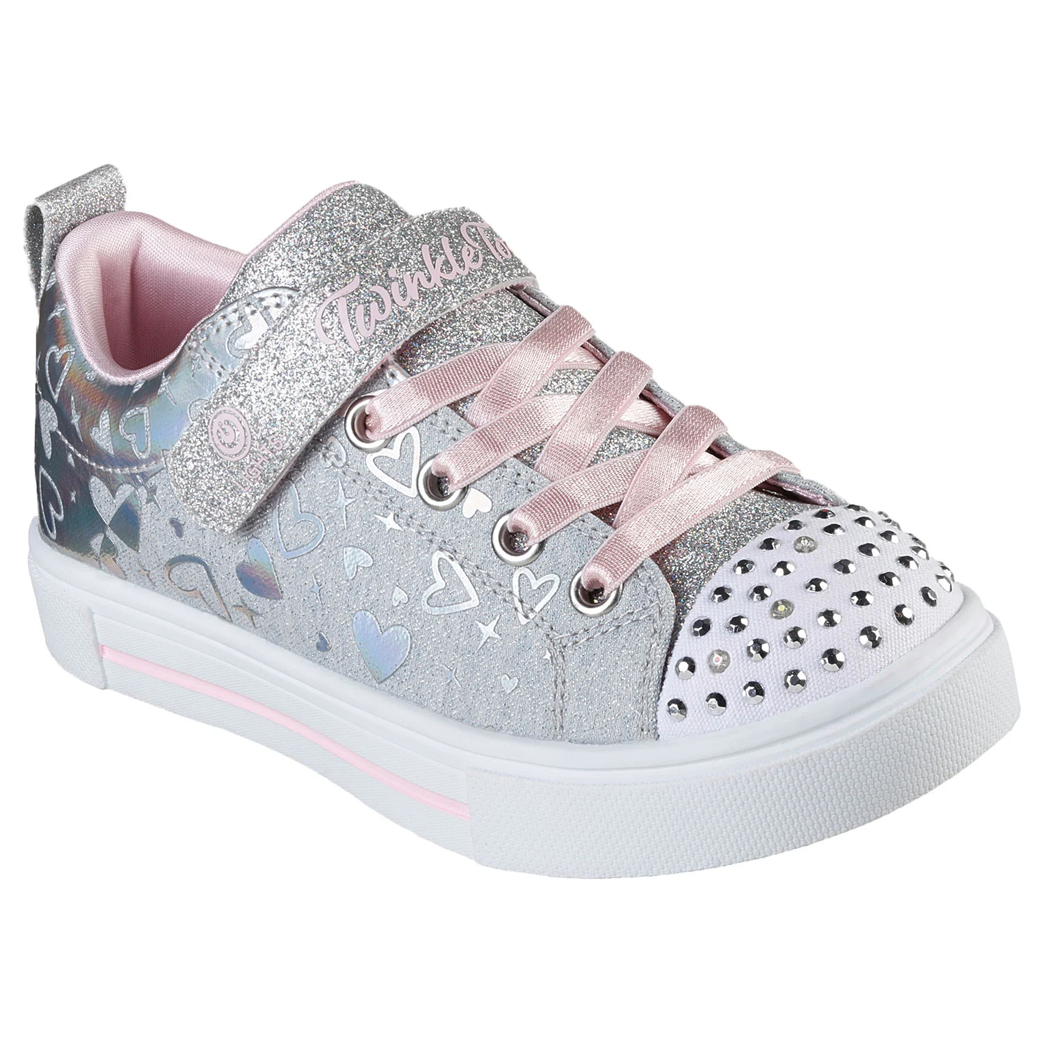 Skechers Twinkle Sparks Heather Charm Girls' Lifestyle Shoes - Image 2