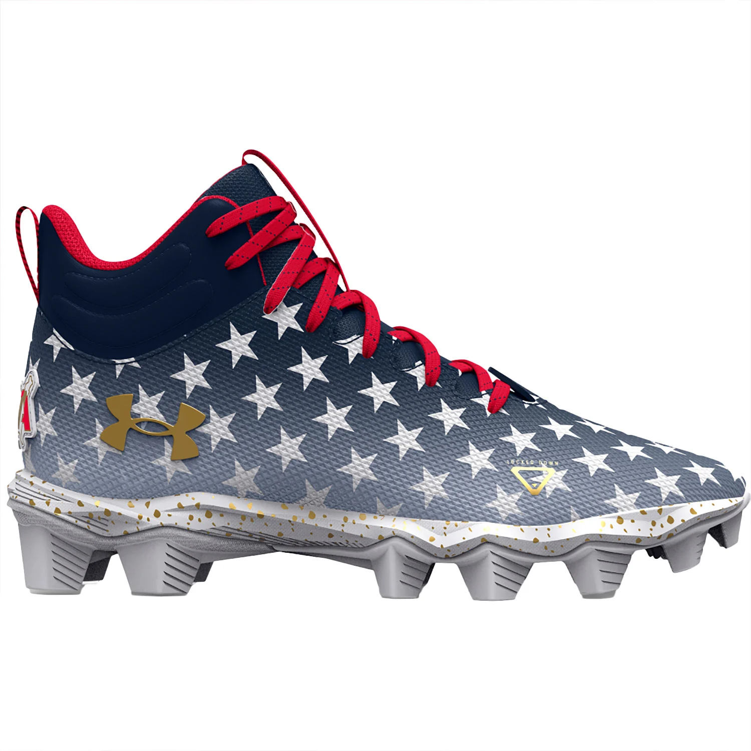 Under Armour Spotlight Franchise RM Jr. USA Football Cleats