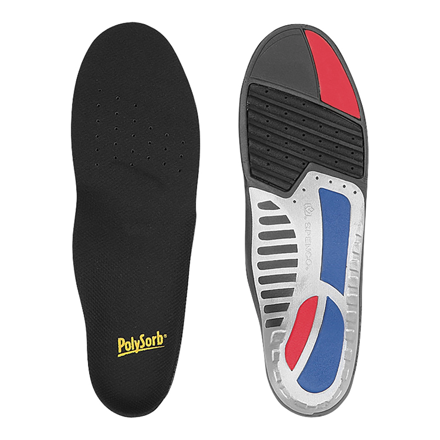 Spenco Total Support Semi-Rigid Orthotic Arch Support Insoles